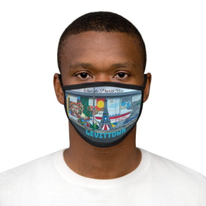 Tour de Puerto Rico Mixed-Fabric Face Mask