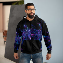 Load image into Gallery viewer, Interstellic Gear Unisex Zip Hoodie (AOP)