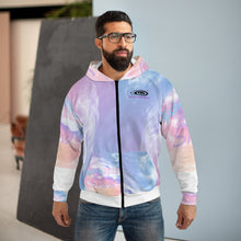 Load image into Gallery viewer, Mystory Mix Show Unisex Zip Hoodie (AOP)