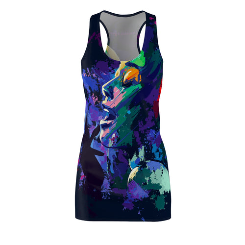 Women's Cut & Sew Racerback Dress (AOP)