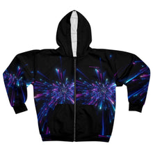 Load image into Gallery viewer, Interstellic Gear Unisex Zip Hoodie (AOP)