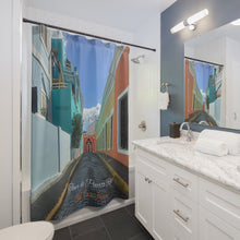 Load image into Gallery viewer, Tour de Puerto Rico Shower Curtains