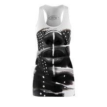 Load image into Gallery viewer, Tribe Face Women&#39;s Cut &amp; Sew Racerback Dress (AOP)