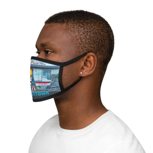 Tour de Puerto Rico Mixed-Fabric Face Mask