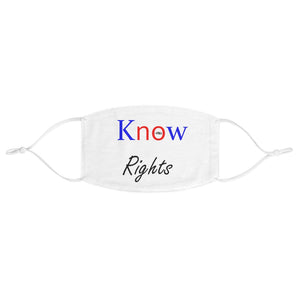 KnoW Rights Fabric Face Mask