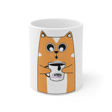 Load image into Gallery viewer, Coffee Cat Mug 11oz