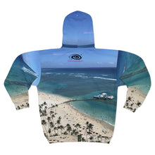 Load image into Gallery viewer, Waikiki Beach Unisex Zip Hoodie