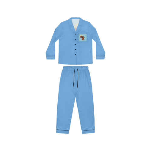 The Mother Land Hand Women's Satin Pajamas