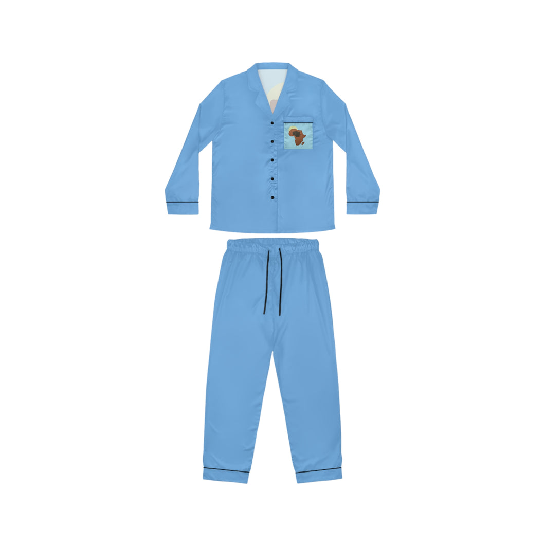 The Mother Land Hand Women's Satin Pajamas