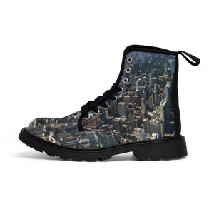 Chi-Town City View Men's Canvas Boots