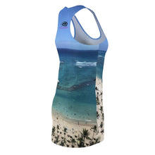 Load image into Gallery viewer, Waikiki Beach Women&#39;s Cut &amp; Sew Racerback Dress