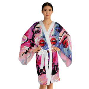 Soulful Singing Long Sleeve Kimono Robe (AOP)