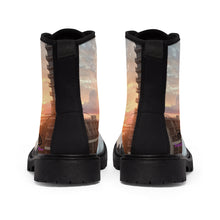 Load image into Gallery viewer, Hawaii&#39;s City Skies Men&#39;s Canvas Boots