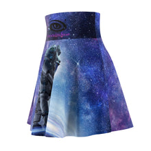 Load image into Gallery viewer, Spaceman Landed Women&#39;s Skater Skirt