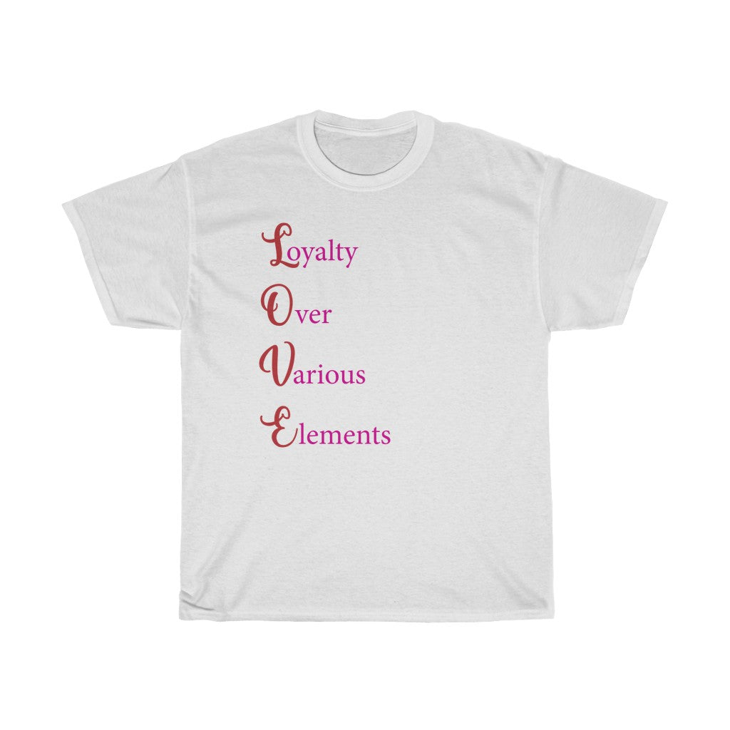 L.O.V.E. Unisex Heavy Cotton Tee