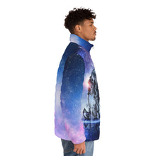 Load image into Gallery viewer, Spaceman Landing Men&#39;s Puffer Jacket (AOP)