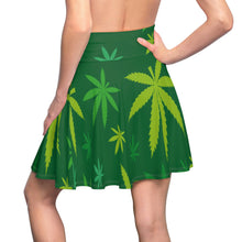 Load image into Gallery viewer, Big Leaf Women&#39;s Skater Skirt (AOP)