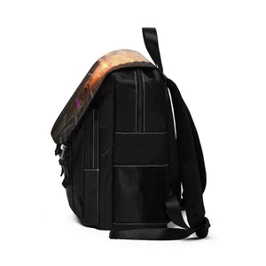 Hawaii City Sky Lines Unisex Casual Shoulder Backpack