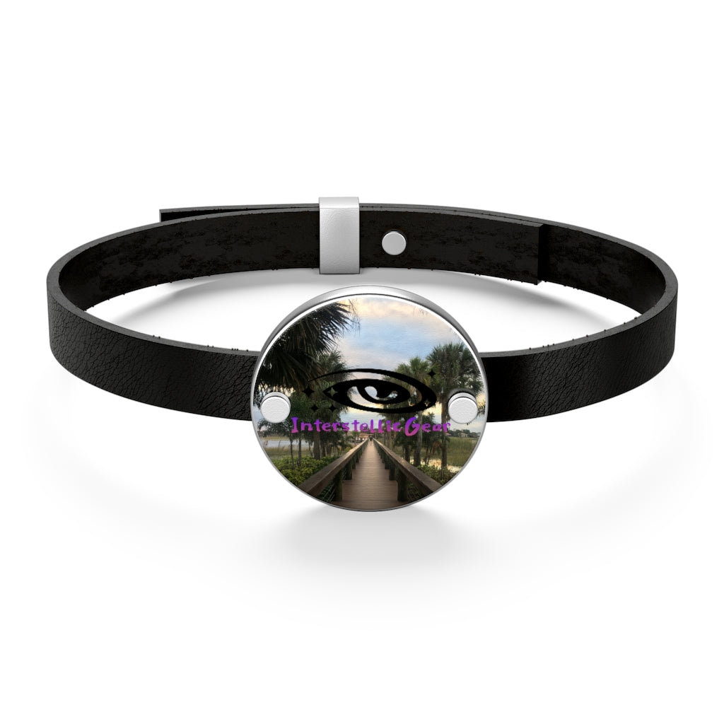 FL Walkway Leather Bracelet