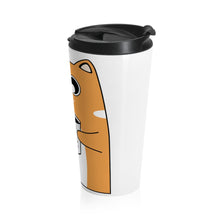 Load image into Gallery viewer, Coffee Cat Stainless Steel Travel Mug