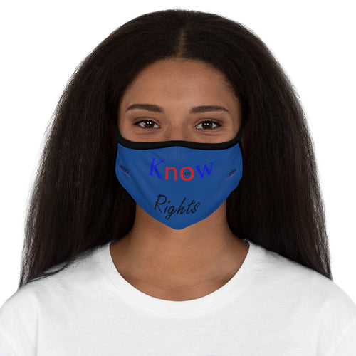 Know Rights  Fitted Polyester Face Mask