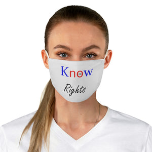 KnoW Rights Fabric Face Mask