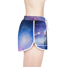 Load image into Gallery viewer, Spaceman Landing Women&#39;s Relaxed Shorts (AOP)