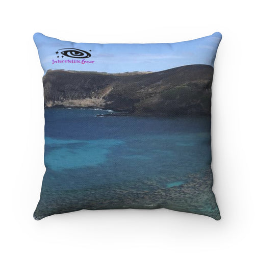 Hawaiian Spun Polyester Square Pillow