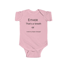 Load image into Gallery viewer, Infant Fine Jersey Bodysuit