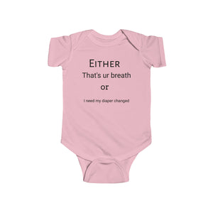 Infant Fine Jersey Bodysuit