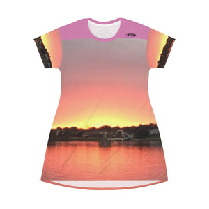 Florida Sunset T-Shirt Dress