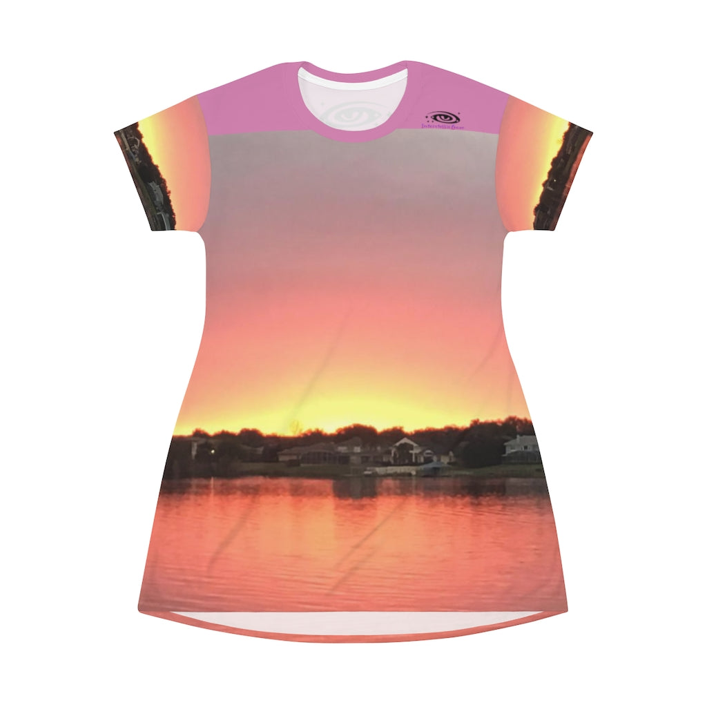 Florida Sunset T-Shirt Dress