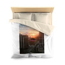 Load image into Gallery viewer, Hawaiian City Skies Microfiber Duvet Cover