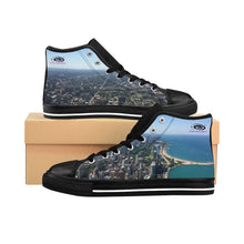 Load image into Gallery viewer, Chi-Town City Skies Men&#39;s High-top Sneakers