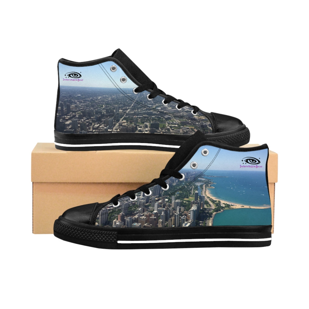 Chi-Town City Skies Men's High-top Sneakers