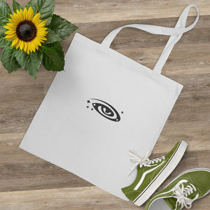 Interstellic Gear Galaxy Eye Tote Bag