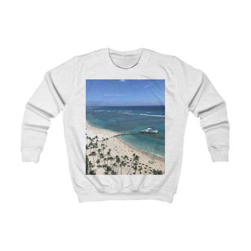 Waikiki Beach Kids Sweatshirt
