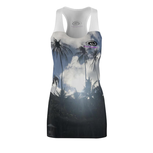 Hawaiian Views II Women's Cut & Sew Racer Back Dress