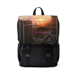 Hawaii City Sky Lines Unisex Casual Shoulder Backpack