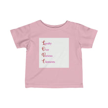 Load image into Gallery viewer, L.O.V.E. Infant Fine Jersey Tee