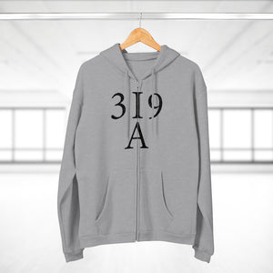 319 IA Unisex Hooded Zip Sweatshirt