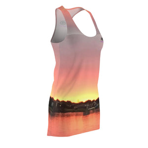 Florida's Sunset Women's Cut & Sew Racer back Dress