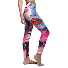 Load image into Gallery viewer, Women&#39;s Cut &amp; Sew Casual Leggings (AOP)