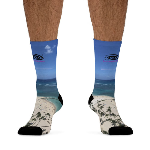 Waikiki Beach DTG Socks