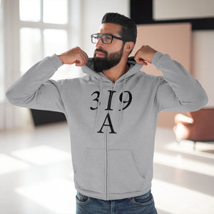 319 IA Unisex Hooded Zip Sweatshirt