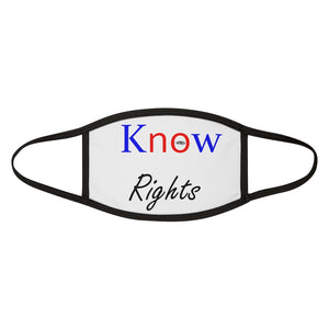 Know Rights Mixed-Fabric Face Mask