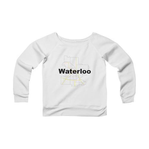 Waterloo M.A.P. Women's Sponge Fleece Wide Neck Sweatshirt