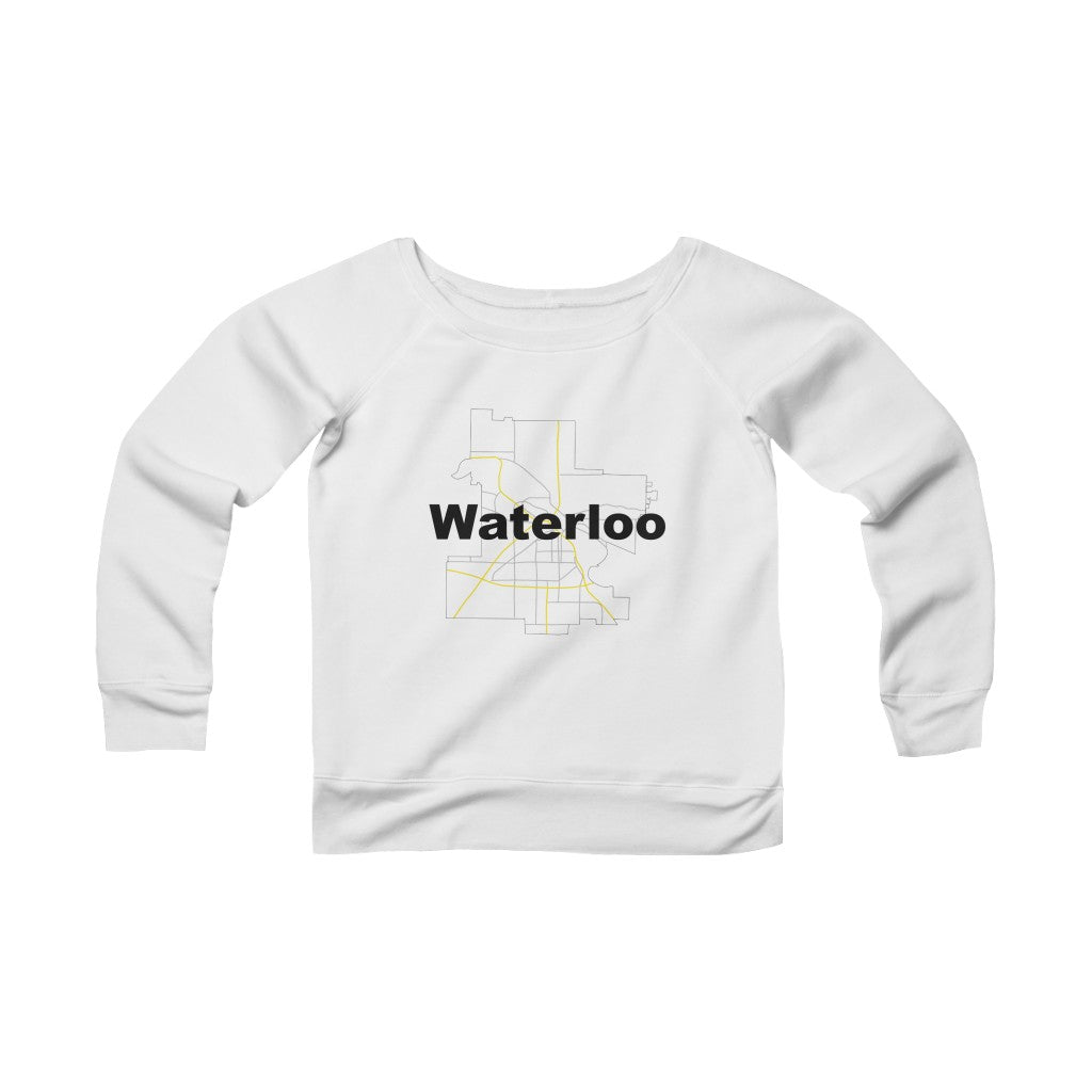 Waterloo M.A.P. Women's Sponge Fleece Wide Neck Sweatshirt