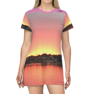 Florida Sunset T-Shirt Dress