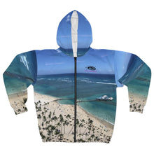 Load image into Gallery viewer, Waikiki Beach Unisex Zip Hoodie